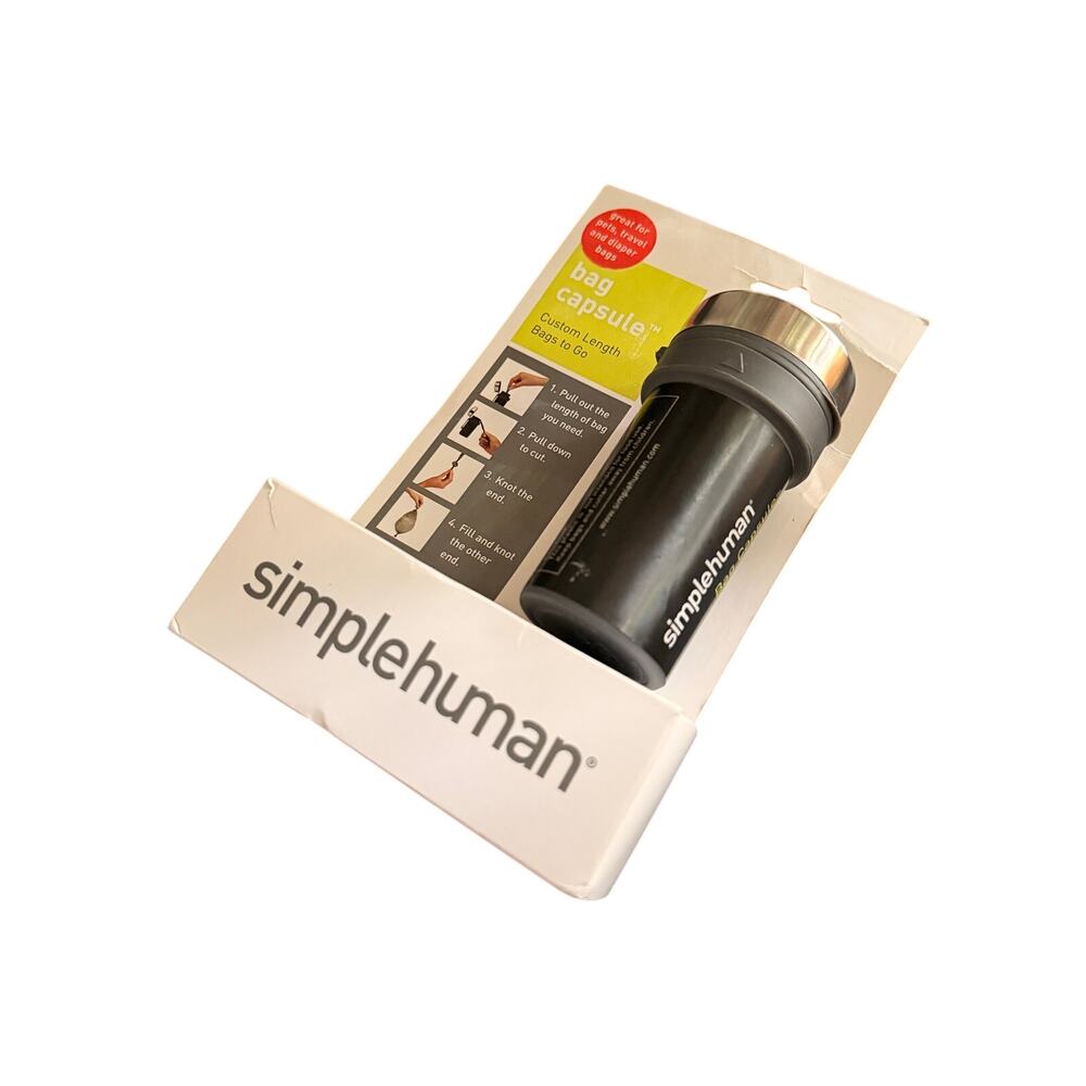 simplehuman Bag Capsule Dispenser Refill Roll New Unused, Rare and Discontinued